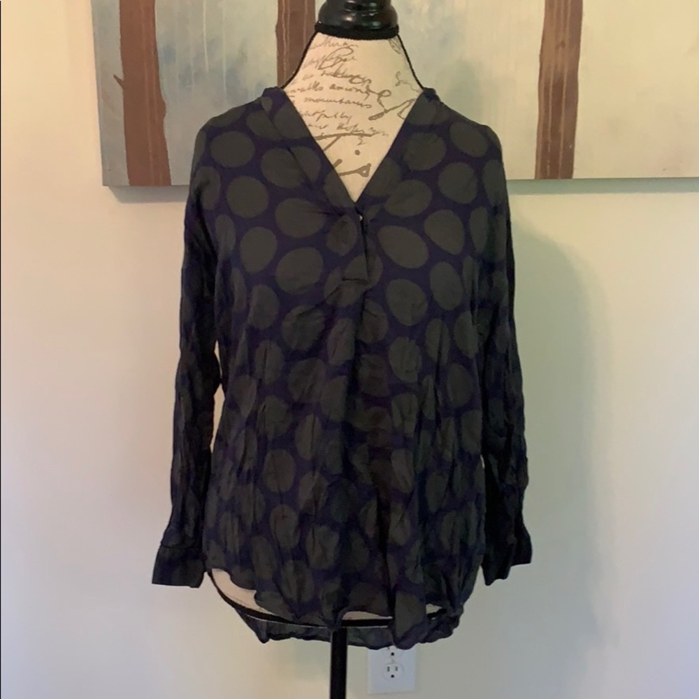 {Gap} Polka- Dot Blouse